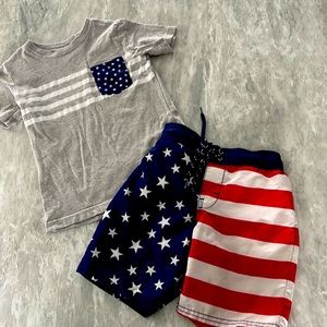 Swim Trunks with shirt